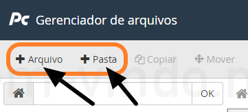 Mover um arquivo entre pastas no gerenciador de arquivos